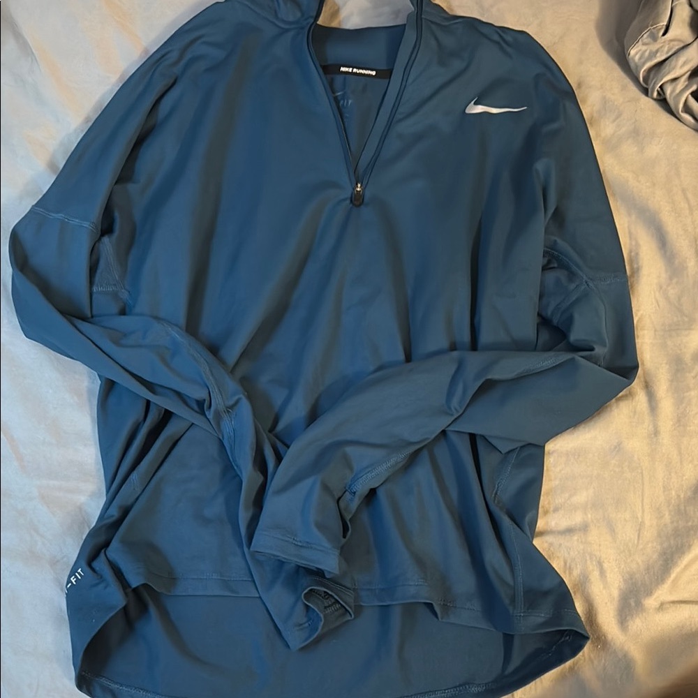 Nike Blue Performance Jacket Lightweight Athletic Design